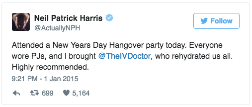 NPH New Years Hangover Party with The IV Doc